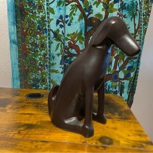 MCM Bronze Cast Brown Labrador Retriever Statue